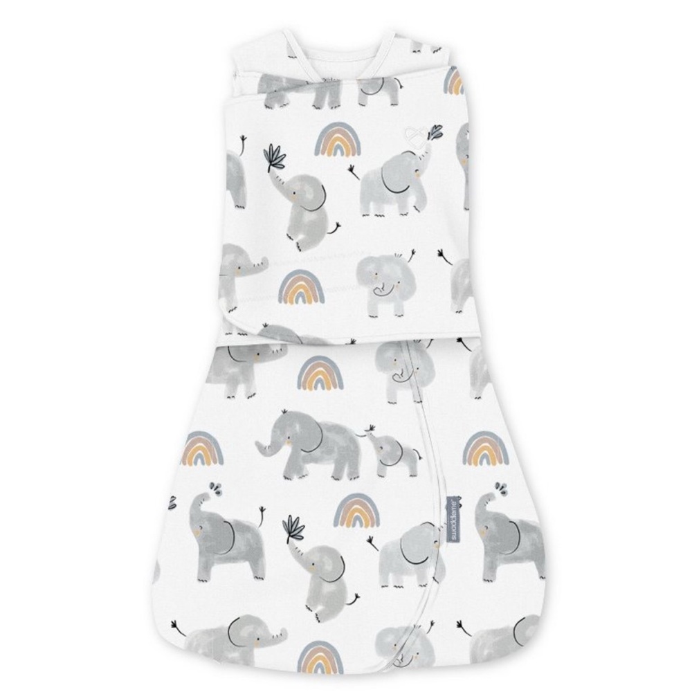 SwaddleMe Arms Free Convertible Swaddle Wrap - Happy Elephants